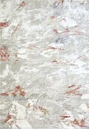 Dynamic Rugs LEDA 9874-130 Ivory and Red